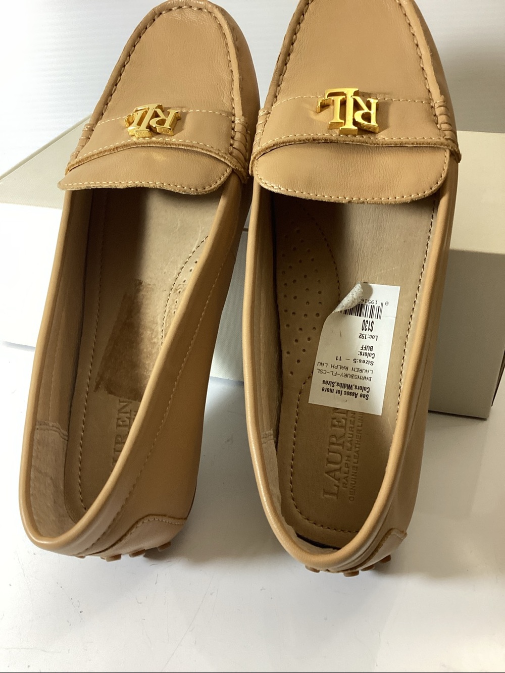 Lauren Ralph Lauren Women's Barnsbury Slip-On Driver Loafers - Picture 8 of 9